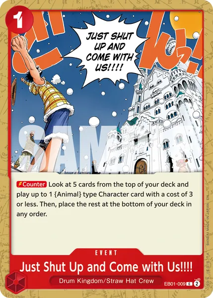 Just Shut Up and Come with Us!!!! (alt art)