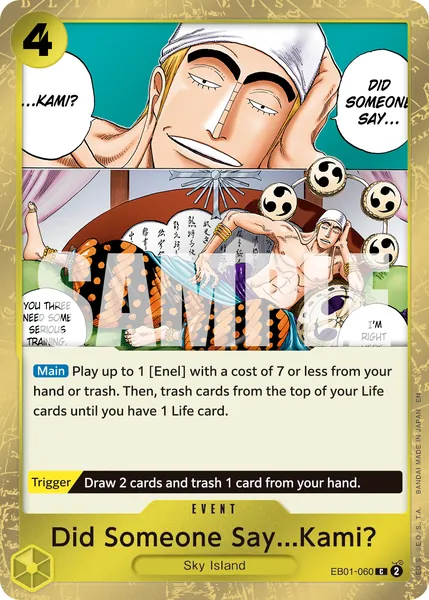 Did Someone Say...Kami? (alt art)