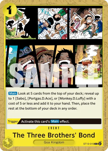 Ultra Deck — The Three Brothers #019 (reprint)